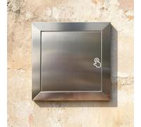 Sportello Ispezione Pannello di Accesso in Acciaio Inox per Parete, Pavimento e Soffitto, Sportello di Ispezione a Pressione per Isola Mobile(8x10in(200x250mm))