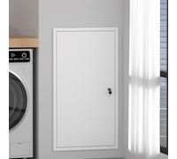 Sportello Ispezione Pannello di Accesso Insonorizzato per Cartongesso con Serratura, Botola di Servizio in Metallo per Ispezione, Porta di Accesso al Sottotetto Isolata(50x50cm)