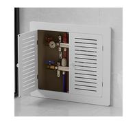 sportello ispezione Pannello di accesso per cartongesso di grandi dimensioni, sportello di accesso per portello di ispezione, piastra per porta in PVC con foro per accesso idraulico(300x300mm)