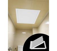 Sportello Ispezione Pannello di Accesso per Controsoffitto e Parete in Cartongesso con Chiusura a Molla, Copertura Verniciabile per Impianti Idrici ed Elettrici(8x10in (200x250mm))