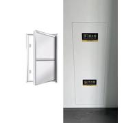 Sportello Ispezione Pannello di Accesso Piastrellabile con Chiusura A Pressione, Porta A Scomparsa Senza Giunzioni per L'integrazione Delle Piastrelle(30x36in/750x900mm)