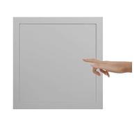 Sportello Ispezione Pannello di Accesso Quadrato Piccolo per Controsoffitti in Cartongesso, Coperchio Sportello di Accesso con Chiusura a Scatto 10x10 20x20 30x30 60x60 cm(Gray,37x37cm(14.6x14.6in))