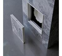 Sportello Ispezione Piccolo Pannello di Accesso 120x120 150x150 200x200mm, Pannello di Accesso A Parete PVC Piastrelle, Coperchio Del Foro Del Muro Ispezione(Gray,200x200mm (7.9x7.9in))