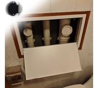 Sportello Ispezione Piccolo Pannello di Accesso Idraulico, Sportello di Ispezione con Interruttore Magnetico, Coperchio Universale per Ingresso Cavi per HVAC/ Parete/ Soffitto, Facile da Manutenere(Wh