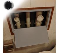 Sportello Ispezione Piccolo Pannello di Accesso Idraulico, Sportello di Ispezione con Interruttore Magnetico, Coperchio Universale per Ingresso Cavi per HVAC/ Parete/ Soffitto, Facile da Manutenere(Gr