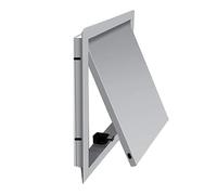 Sportello Ispezione Porta di Accesso Grigia con Chiusura a Sfioramento, Pannello di Accesso per L'ispezione Della Porta a Scomparsa del Muro a Secco, Porta di Accesso Ai Sistemi di Sicurezza(80x85cm(3
