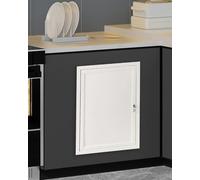 Sportello Ispezione Porta di Accesso Singola per Barbecue da Cucina All'aperto, Piastra di Copertura per Sportello di Apertura Della Stazione di Cottura in Metallo(22x46in/56x117cm)