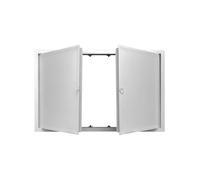 Sportello Ispezione Porta Esterna a Doppio Pannello di Accesso per Muro In Cemento, Coperchio di Ispezione Idraulica per Tubo Doccia WC, Piastra di Botola di Revisione, Porta Cucina Esterna(800x900mm/