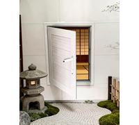 Sportello Ispezione Portello di Accesso Texturizzato Bloccabile, Porta Ispezione per Impianti Idraulici Verniciata a Polvere, Pannello Revisione per Cucina, Sottotetto(White,800x900mm/31x35in)