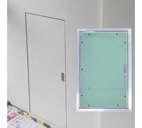 Sportello Ispezione Scomparsa Verniciabile Sportello Ispezione, Pannello di Accesso per Cartongesso con Telaio in Alluminio, Idraulico Elettrico Botola Ispezione, Piastra Copriforo a Parete(35x40cm)