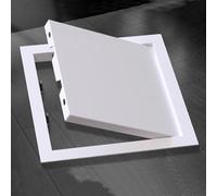 Sportello Ispezione Sportello Per Piastra Di Ispezione Idraulica, Pannello Incernierato Rimovibile Facile Installazione Per Cablaggi E Cavi, Revisione In Metallo Nascosto(10x18"/254x457mm)