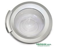 SPORTELLO OBLÒ COMPLETO SILVER PER LAVATRICE BOSCH SIEMENS 00704287 00701553