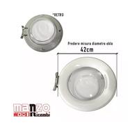 SPORTELLO OBLÒ COMPLETO TIPO 7 PER LAVATRICE SANGIORGIO 39901042800 ORIGINALE