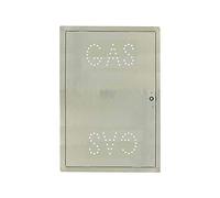SPORTELLO PER CONTATORE GAS IN ACCIAIO INOX (h. 60 x l. 50)