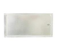 SPORTELLO PER CONTATORE IN ACCIAIO ZINCATO CON CHIAVE A QUADRELLO (cm H. 50 x L. 40)