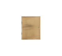 SPORTELLO PER CONTATORE IN RAME CON CHIAVE A QUADRELLO (cm H. 30 x L. 30)