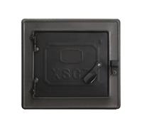 Sportello per stufa a legna in ghisa porta del forno a legna porta ispezione canna fumaria cucina a legna in ghisa per stufa a legna griglia in ghisa per camino porta revisione ispezione (232X212mm)