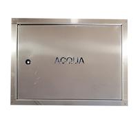 Sportello portello porta inox per chiusura nicchia contatore acqua