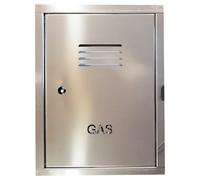 Zinco Group - Sportello portello porta inox per contatore gas, misura 45x70cm