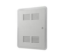 Sportello portello porta per gas in ABS grigio L 335 x H 435 x P 22mm per ispezi