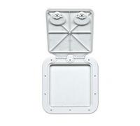 SPORTELLO STAGNO BIANCO 375X370 MM ACCESSORI BARCA NAUTICA