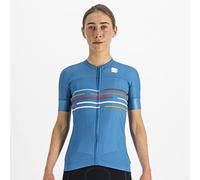 Sportful 1121032 VÉLODROME W SS Jrs Maglia Lunga Donna Berry Blue M