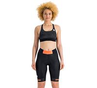 Sportful 1122030-117 Neo W Short Pantaloncini Donna Black Pompelmo M