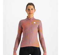 Sportful Cliff Supergiara Long Sleeve Women's Thermal Jersey 2XL Mauve/Pompelmo/