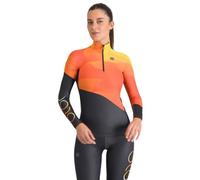 Sportful Doro Apex - felpa in pile - donna S Black/Orange woman Schoeller