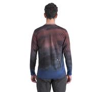 Sportful Flow Giara Long Sleeve T-shirt Rosso,Blu M Uomo Berry Blue / Cayenna Red