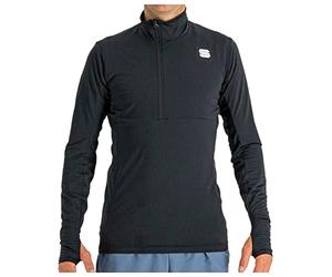 Sportful Maglia a Manica Lunga Cardio Tech, Black, L