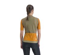 Sportful Maglia A Maniche Corte Checkmate Dark Gold / Berry Blue