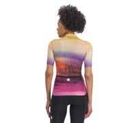 Sportful Maglia A Maniche Corte Flow Supergiara Carmine Rose / Yellow