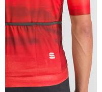 Maglia Sportful Flow SuperGiara manica corta rosso fragola - M