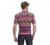 Sportful Maglia A Maniche Corte Glitch Multicolor Pink