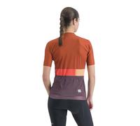 Sportful Maglia A Maniche Corte Snap Huckleberry / Cayenna Red