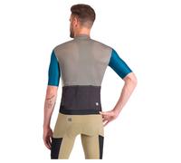 Maglia a maniche corte sportful supergiara logo grigio blu