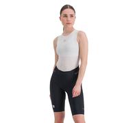 Pantaloncini donna Sportful Classic - Nero rosa M / Rosa