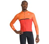 SPORTFUL Pista Langarmtrikot, für Herren, Größe 2XL, Fahrradtrikot, rosso