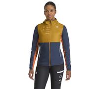 Sportful Rythmo Jacket W - giacca sci da fondo - donna Blue/Dark Yellow L