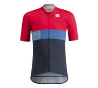 Sportful Snap Kid - maglia ciclismo - bambino 8A Red/Blue junior
