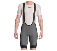 Sportful Supergiara 2 Bib Shorts Grigio XL Uomo Gun Metal / Black