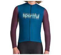 Sportful - Supergiara Logo Thermal Jersey - Maglietta da ciclismo 3XL blu