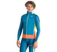 Sportful Upcycle Apex - gilet - uomo M Light Blue/Orange/Yellow man Recycled Polyester,Gore-Tex Infinium