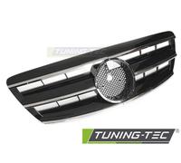 Sportgrill Crom/Nero Per Mercedes W220 02-05 Streckgitter In Plastica