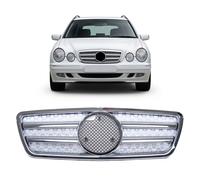 Sportgrill Crom & Silber Per Mercedes E-Klasse W210 S210 1999-2002