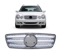 Sportgrill Cromo & Argento Adatto Per Mercedes-Benz W210 S210 1999-2002