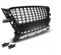 Sportgrill / Griglia Anteriore a Nido d’Ape Per Audi Q5 8R 08-12 Opaco Nero