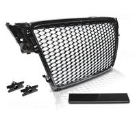 Sportgrill / Griglia Frontale Audi A4 B8 (8K) 08-11 Wabengitter Lucido Nero