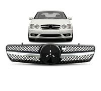 Sportgrill In Chrom E Nero Lucido Per Mercedes 215 Coupé 1999-2006
